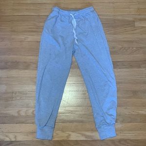 Gray joggers
